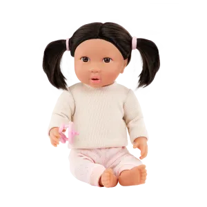 LullaBaby – Baby Doll with Dark Brown Hair