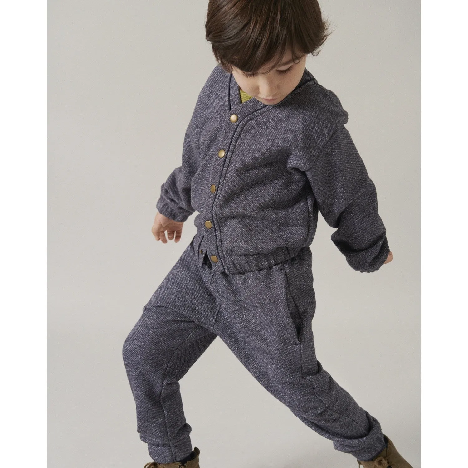 MarMar Sweat Dark Denim Blue Pako Pants Babykids_Marmar