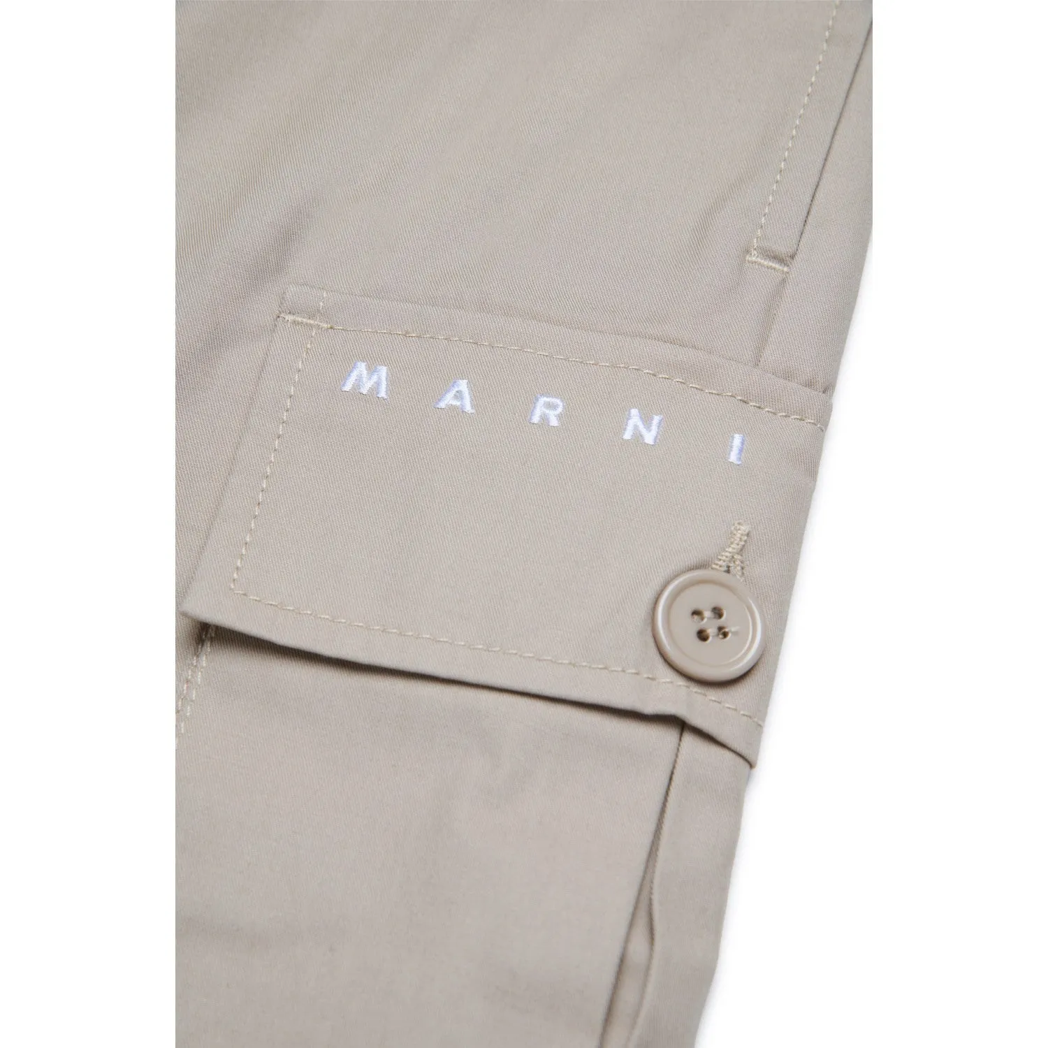Marni Sand Beige Pants Babykids_Marni