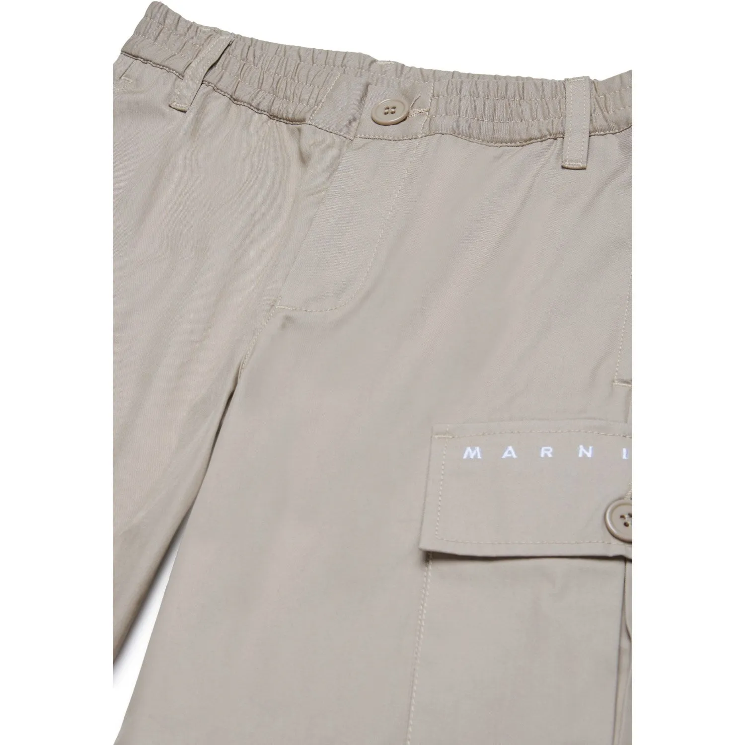 Marni Sand Beige Pants Babykids_Marni
