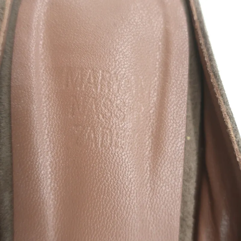 Maryam Nassir Zadeh Flat Mules Ash Suede Size 39.5