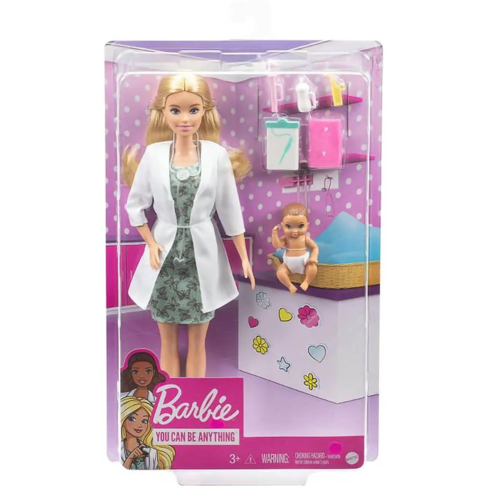 Mattel Toys Barbie Doctor Doll Playset with Accessories