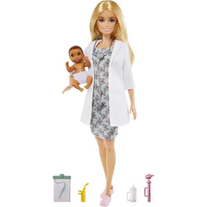 Mattel Toys Barbie Doctor Doll Playset with Accessories