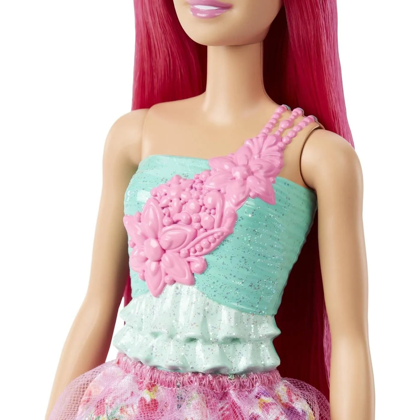 Mattel Toys Barbie Dreamtopia Royal Doll With Dark-Pink Hair Wearing Removable Skirt, Shoes & Headband