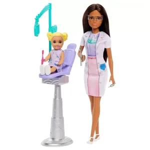 Mattel Toys Barbie You Can Be Anything Dentist With Brunette Fashion Doll
