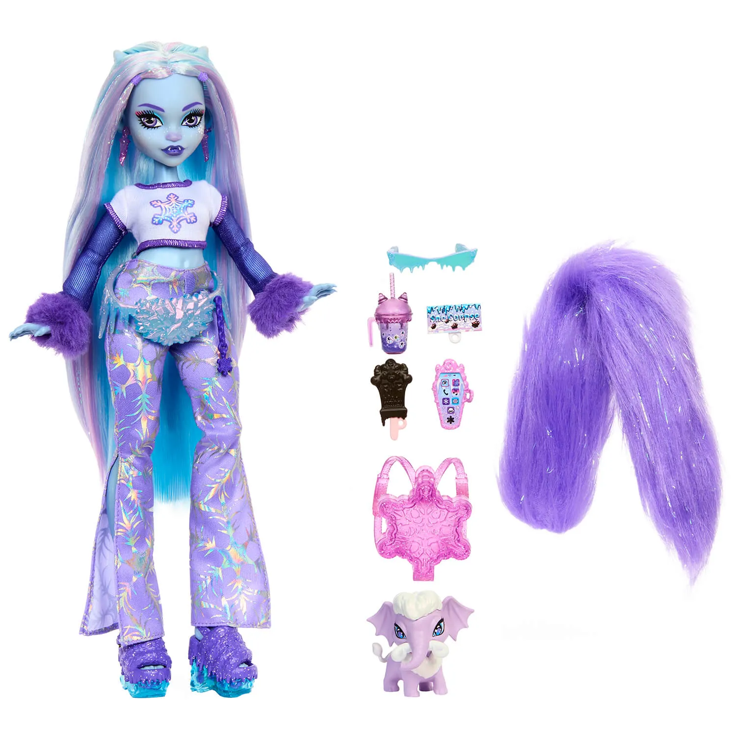 Mattel Toys Monster High Abbey Bominable Yeti Fashion Doll With Accessories