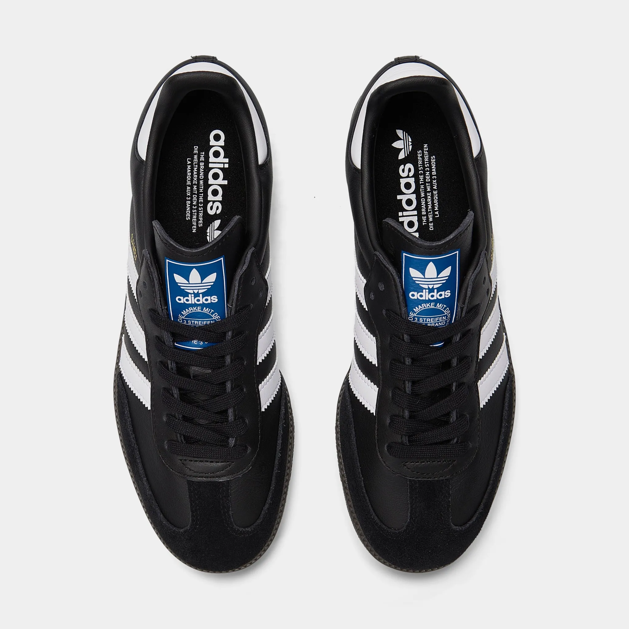Mens Adidas adidas Originals Samba OG Core Black / Cloud White - Gum