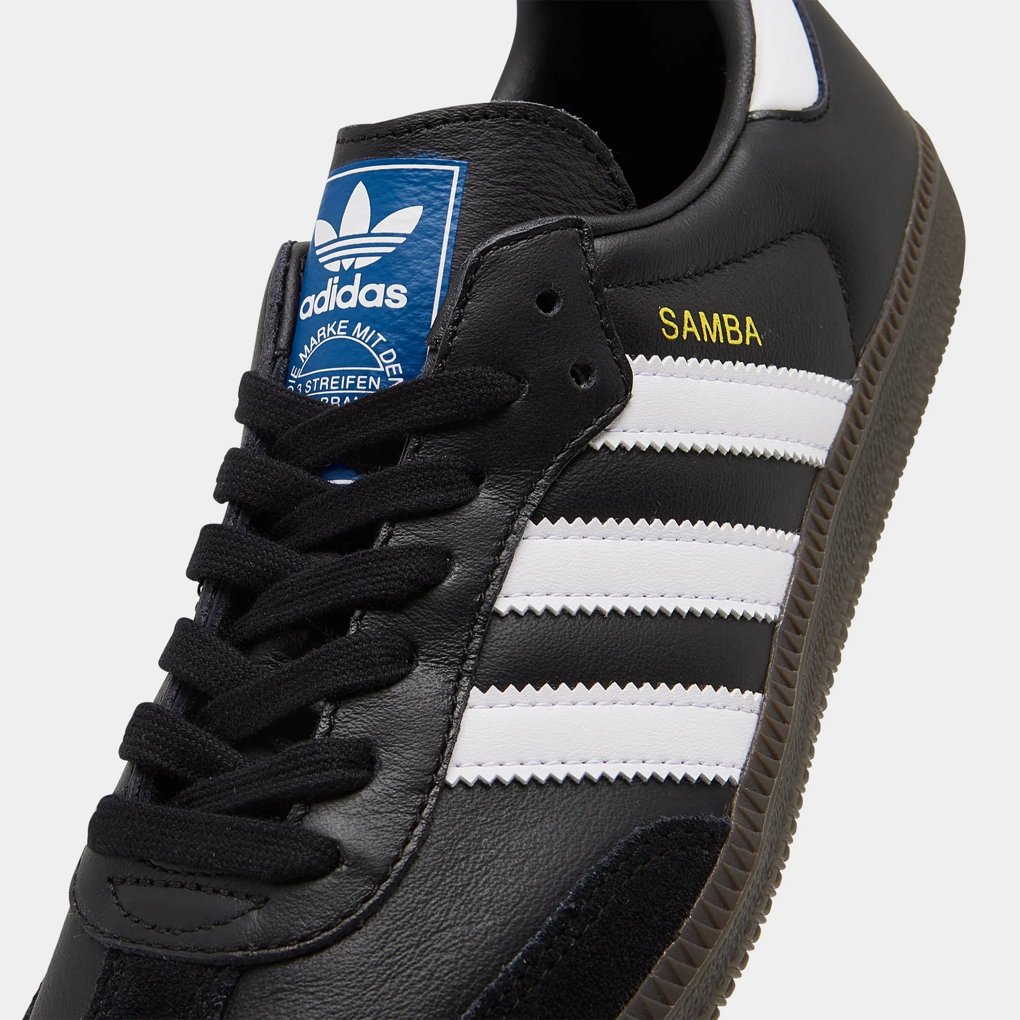 Mens Adidas adidas Originals Samba OG Core Black / Cloud White - Gum
