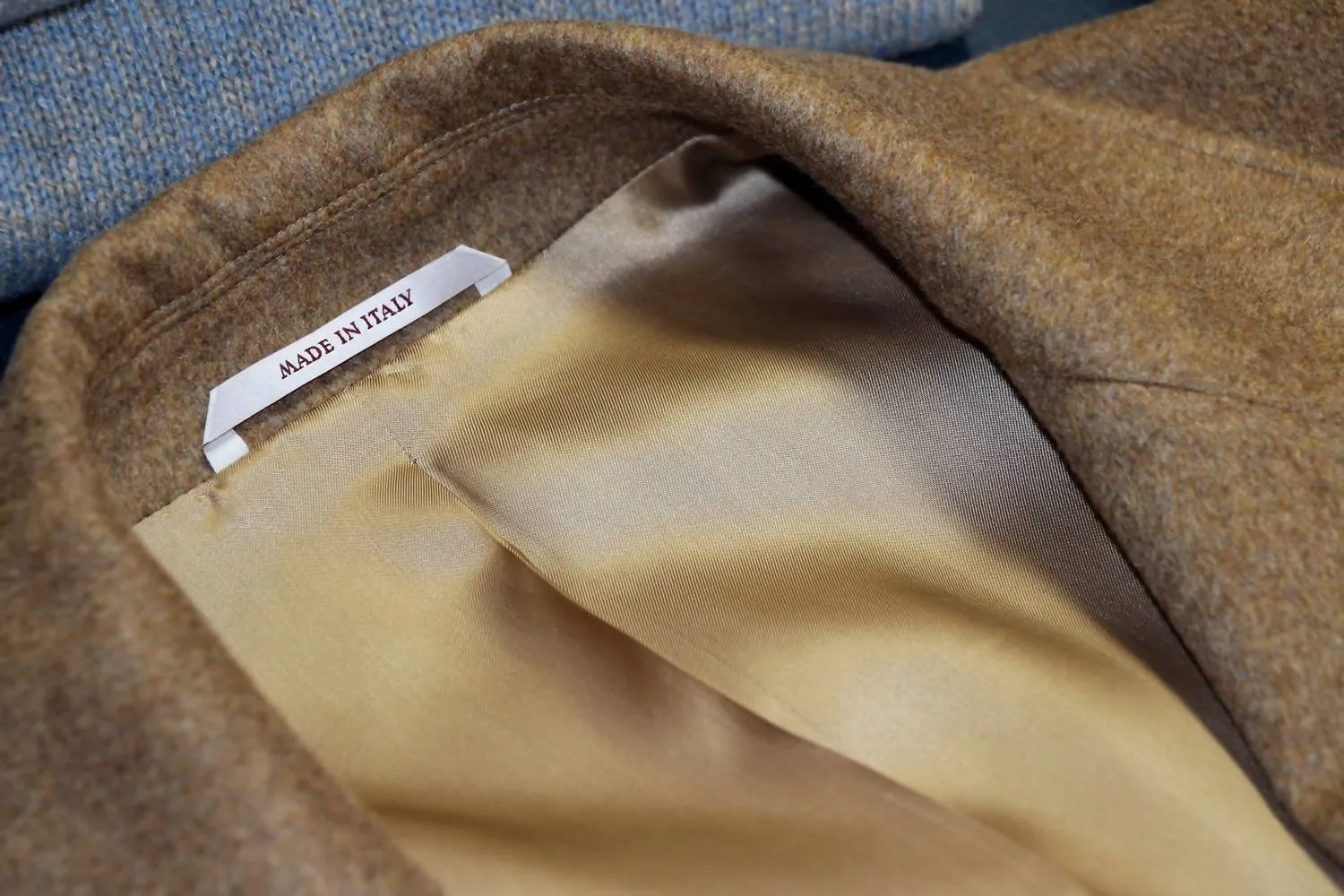 Men's Cashmere Swing Coat In Vicuna