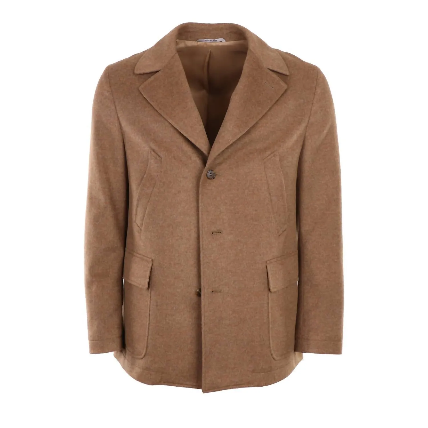 Men's Cashmere Swing Coat In Vicuna