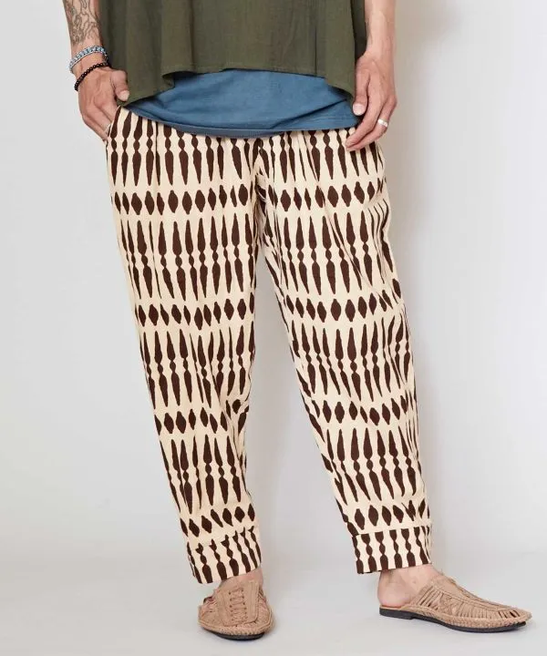 Men's Geometric Patterned Pants