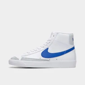 Mens Nike Nike Blazer Mid '77 Vintage White / Game Royal - Pure Platinum