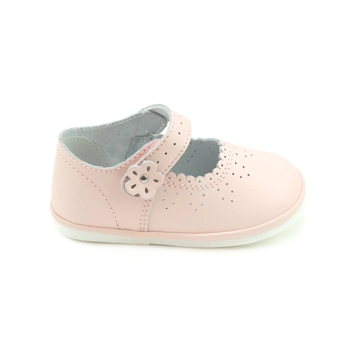 Mia Scalloped Leather Mary Jane - Babies & Toddlers Babykids_Angel