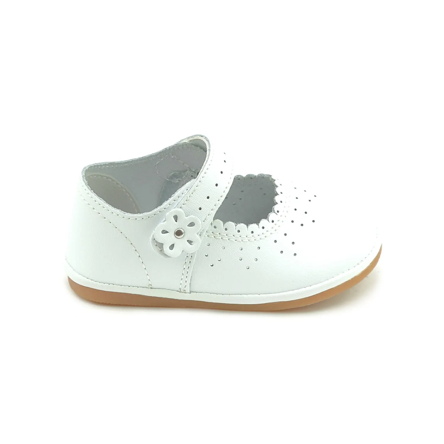 Mia Scalloped Leather Mary Jane - Babies & Toddlers Babykids_Angel