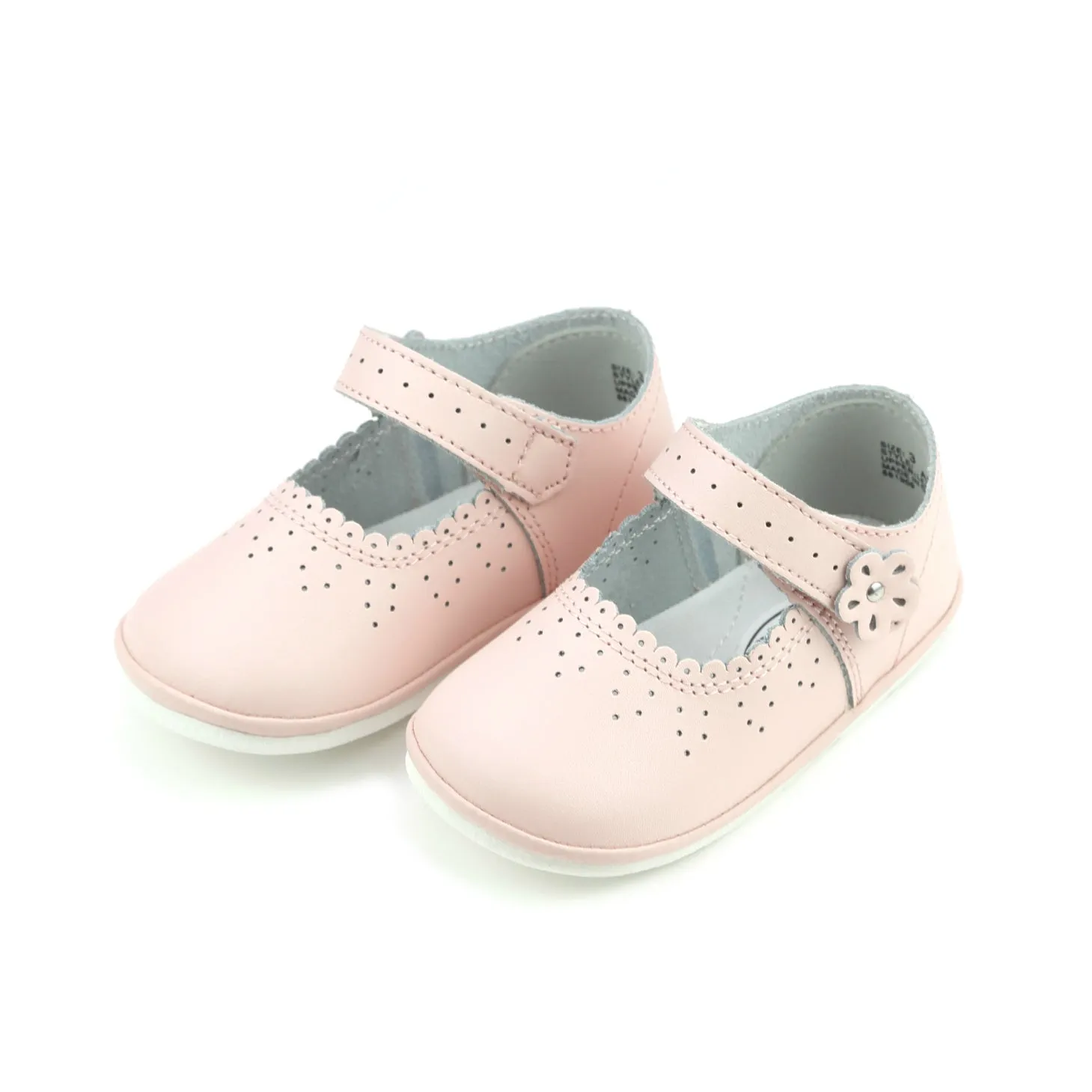 Mia Scalloped Leather Mary Jane - Babies & Toddlers Babykids_Angel