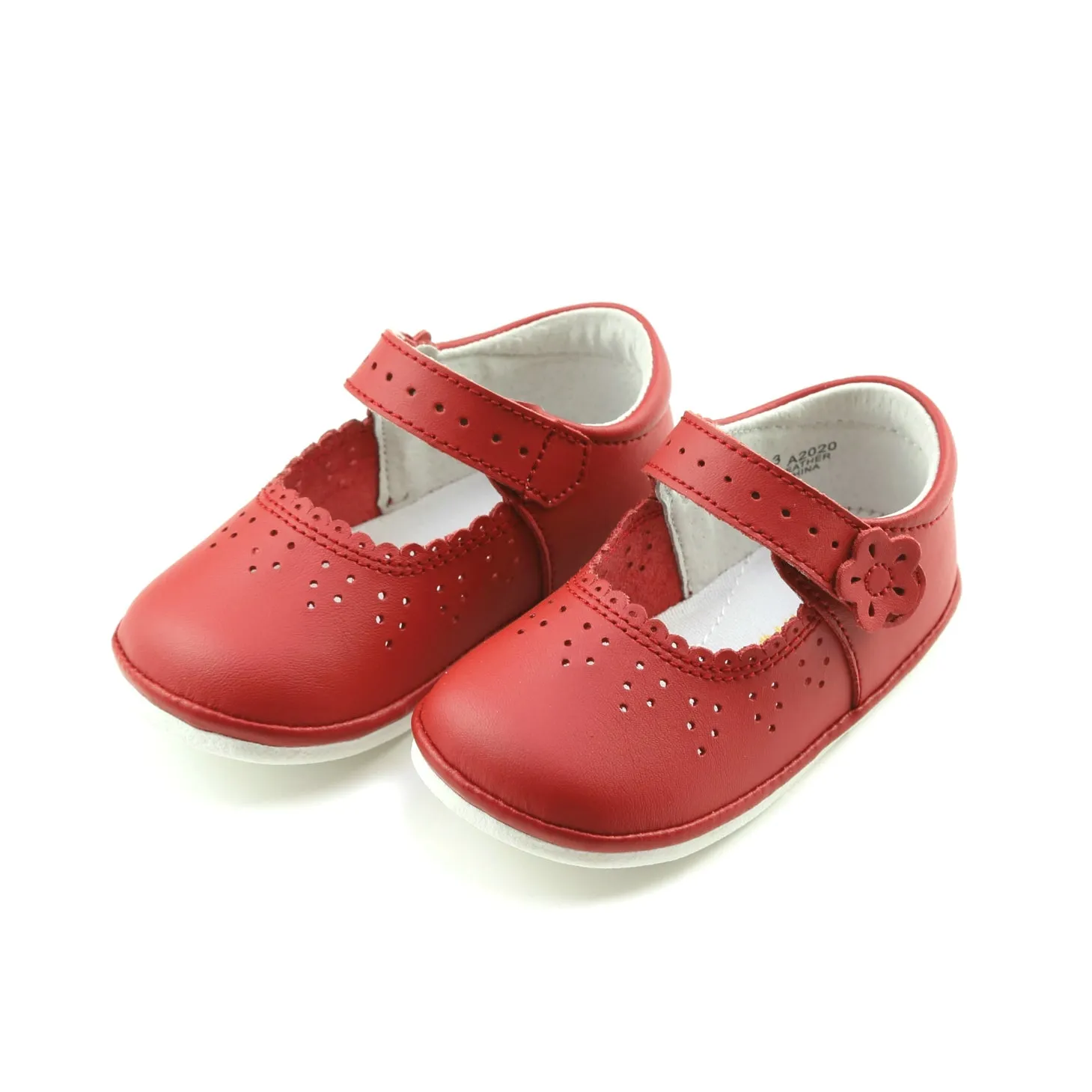 Mia Scalloped Leather Mary Jane - Babies & Toddlers Babykids_Angel