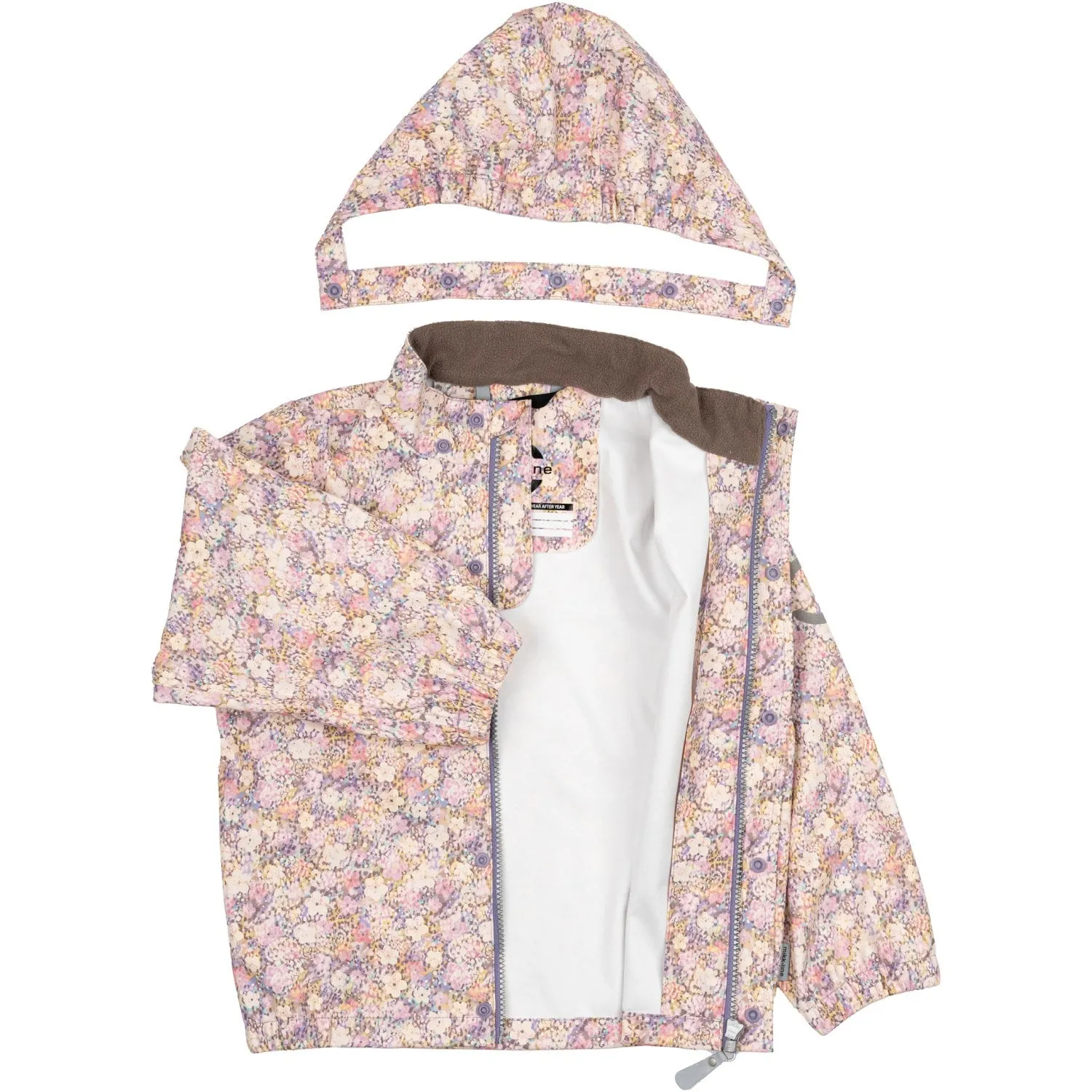Mikk-Line Dusk AOP Suspenders PU Rain Set Babykids_Mikk-Line
