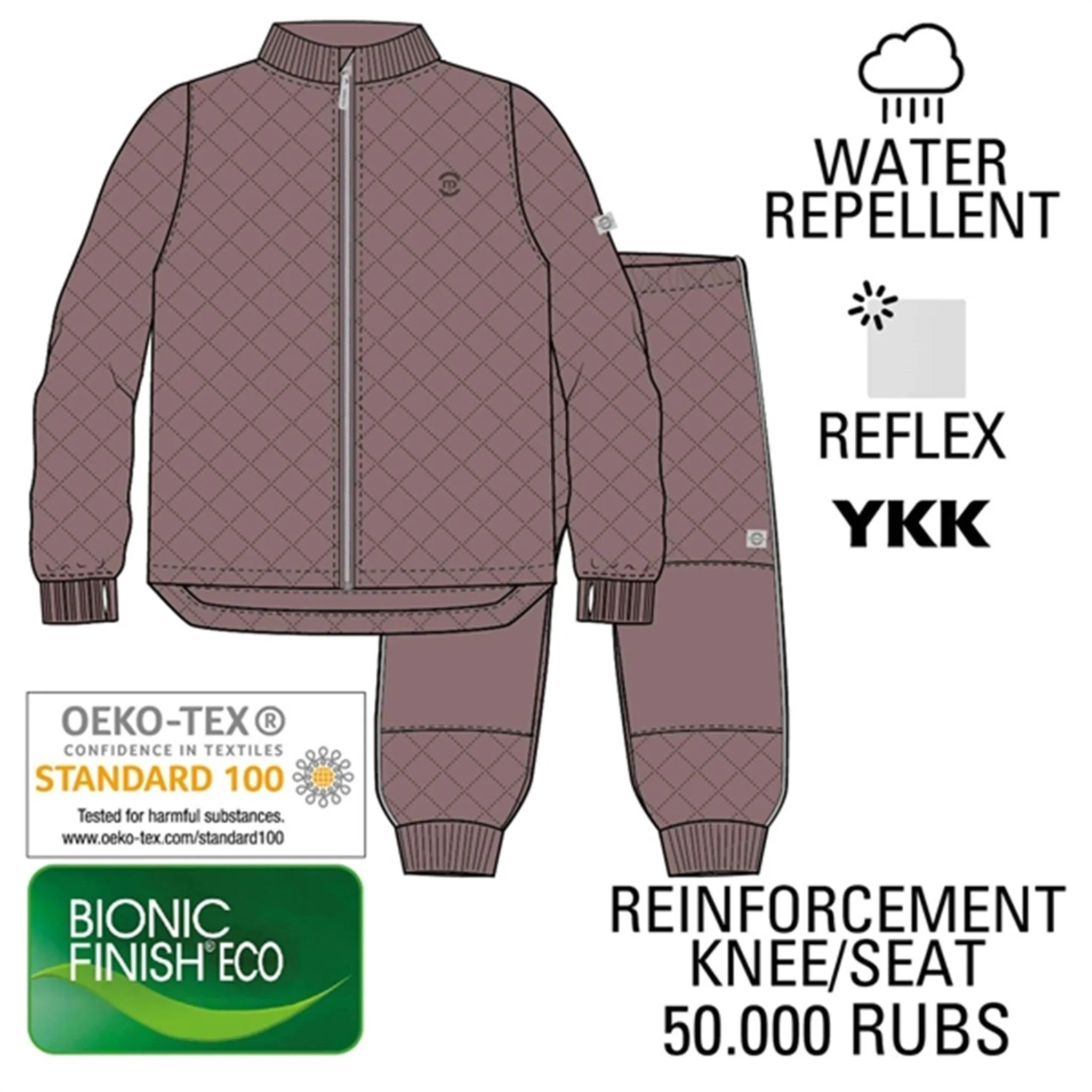 Mikk-Line Thermo Set Basic Twilight Mauve Babykids_Mikk-Line