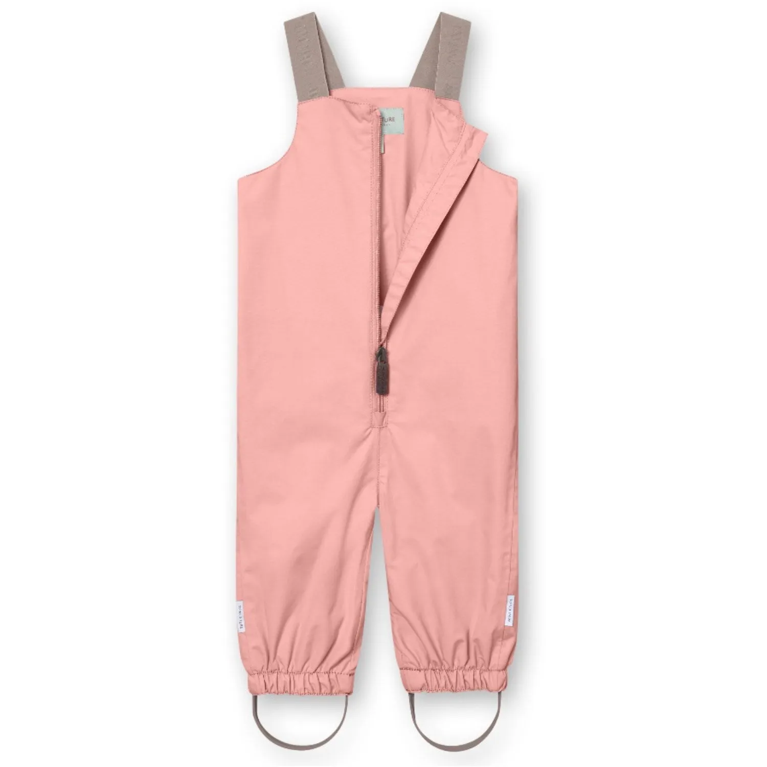 Mini A ture Rose Tan Walentaya Spring Overalls. GRS Babykids_Mini-A-Ture