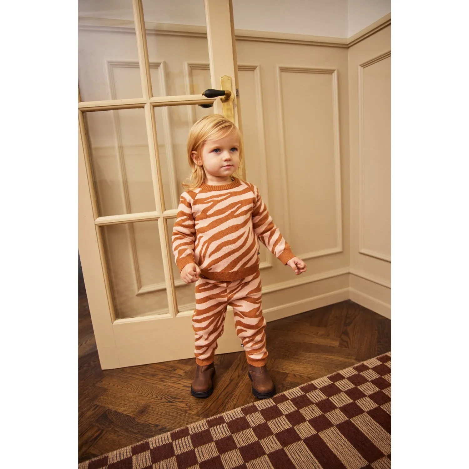 Molo Baby Zebra Knit Sol Pants Babykids_Molo