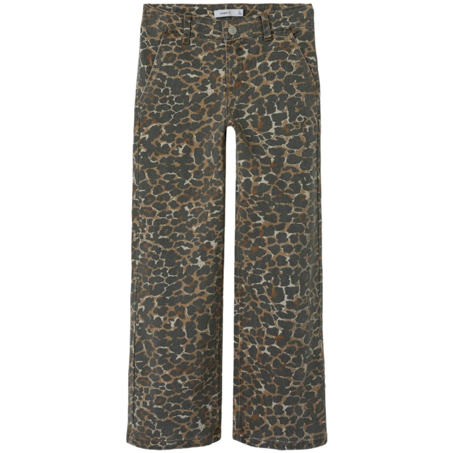 Name It Affogat Leo Washed Down Rose Wide Twill Pants Babykids_Name-It