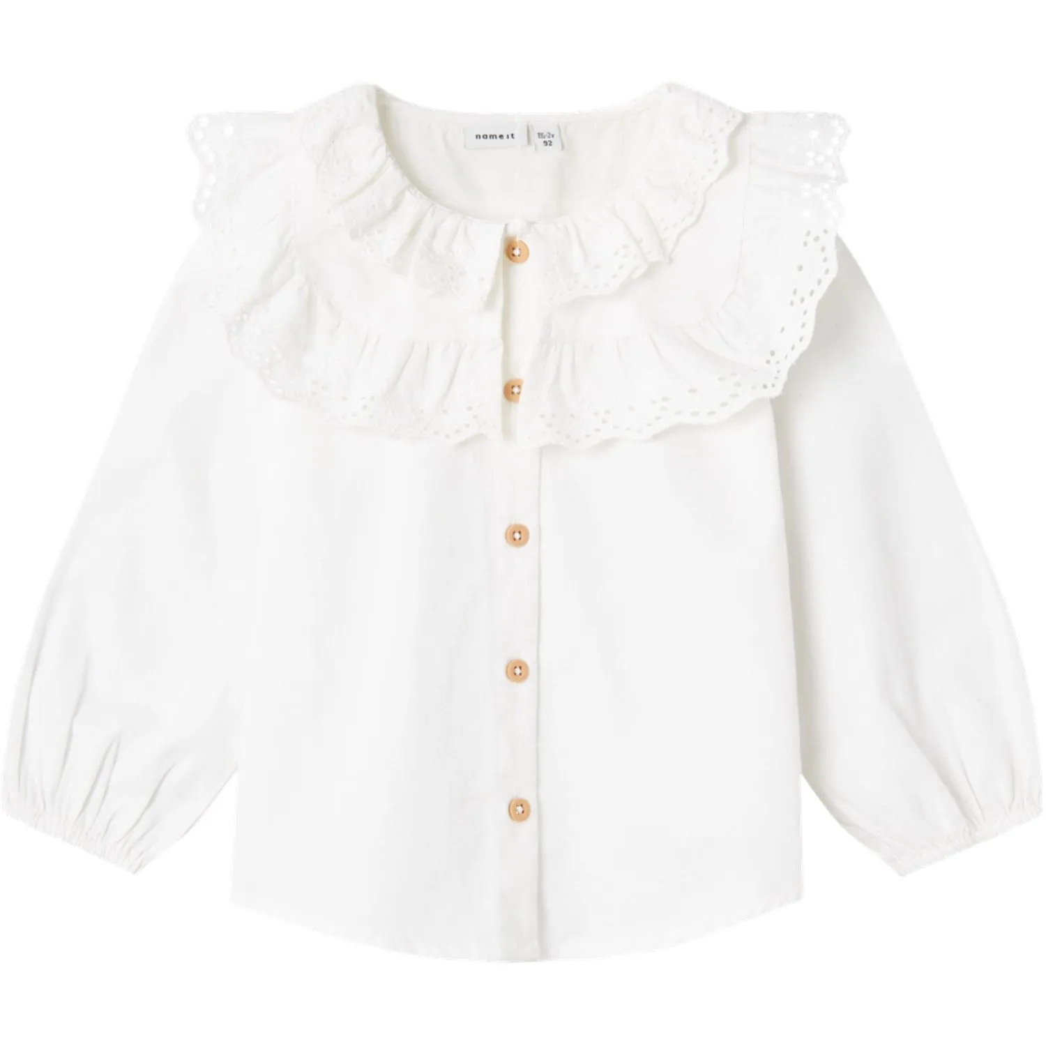 Name It Bright White Rahilla Shirt Babykids_Name-It