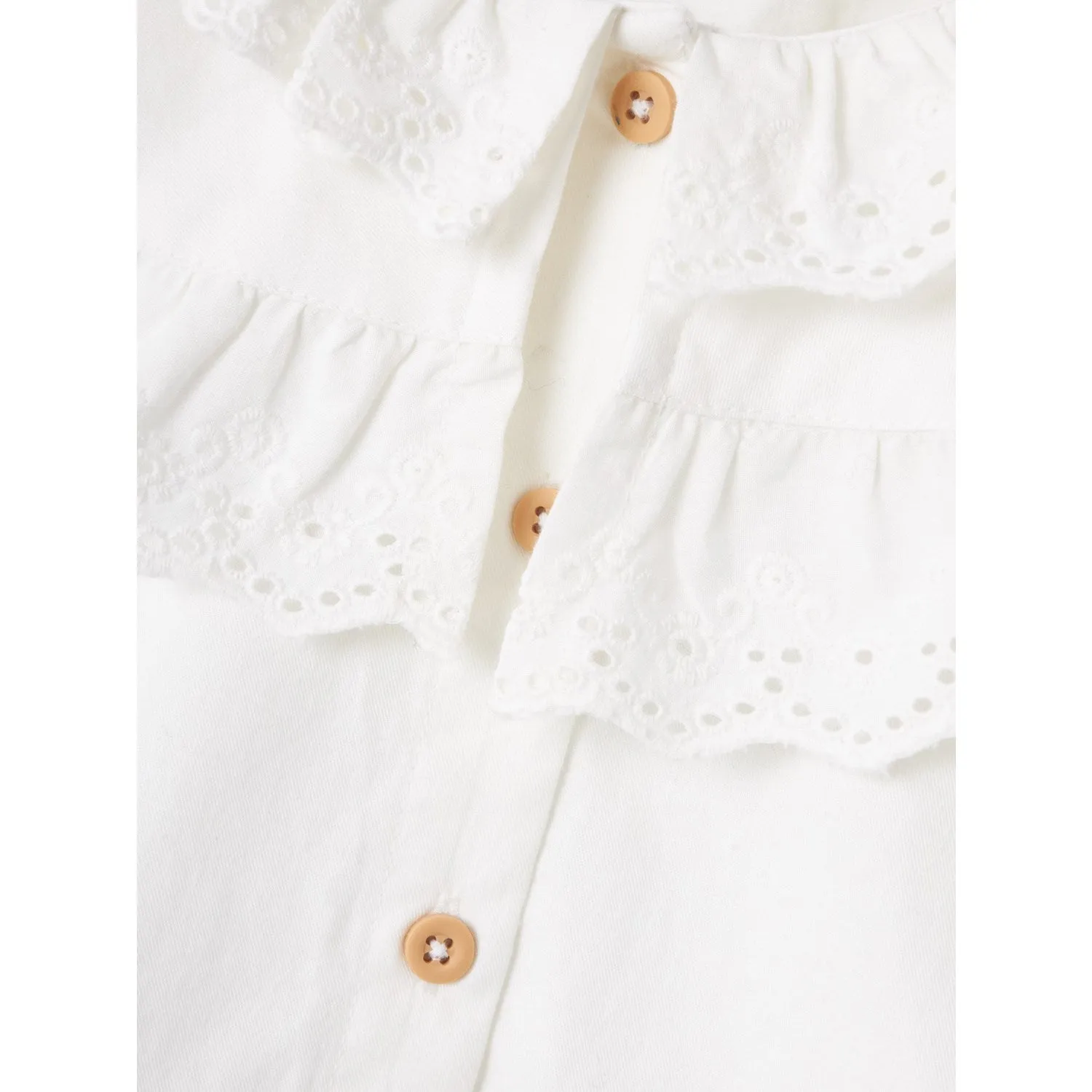 Name It Bright White Rahilla Shirt Babykids_Name-It