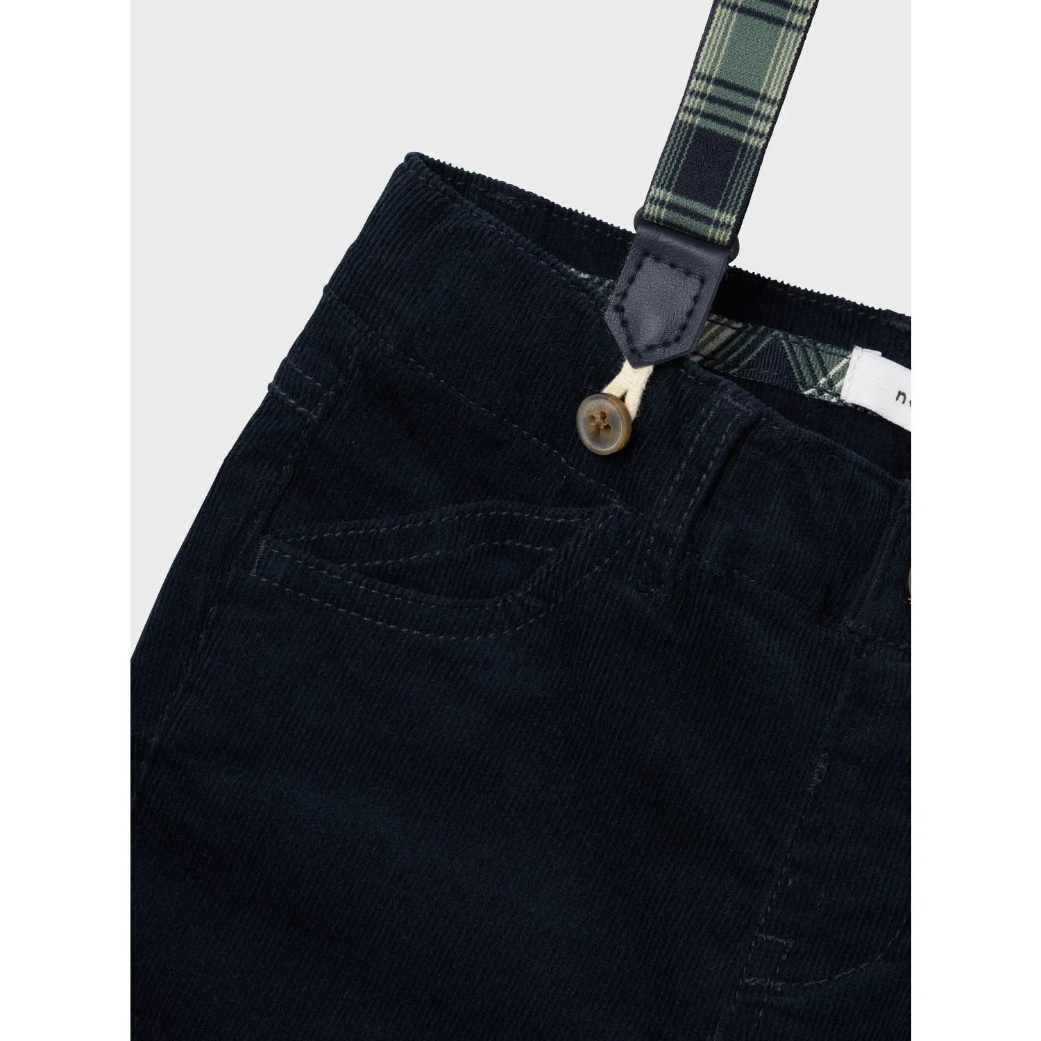 Name It Dark Sapphire Ryan Slim Corduroy Pants Babykids_Name-It