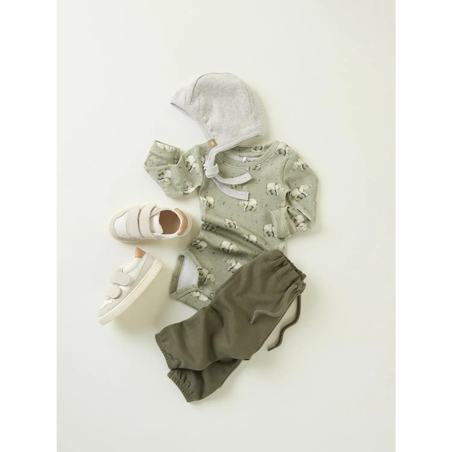 Name It Dusty Olive Brir Pants Babykids_Name-It