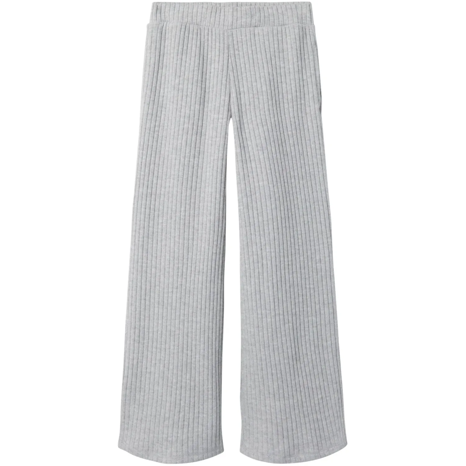 Name It Grey Melange Rikka Wide Pants Babykids_Name-It