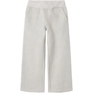 Name It Light Grey Melange Sija Wide Sweatpants Babykids_Name-It