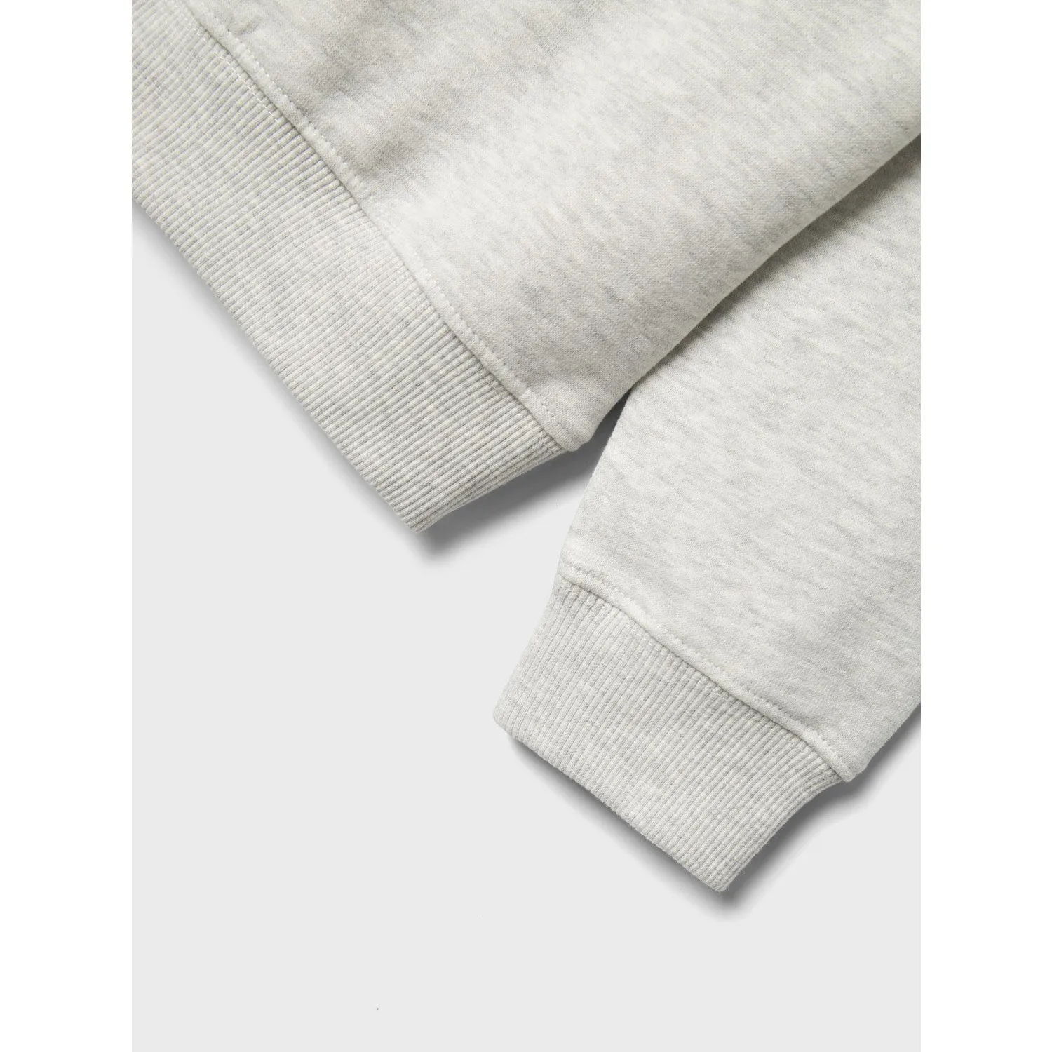 Name It Light Grey Melange Taloy Regular Sweatshirt Babykids_Name-It