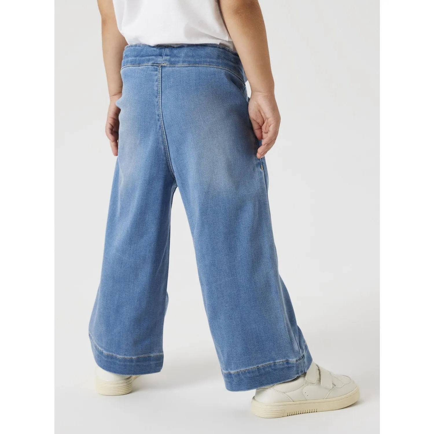 Name It Medium Blue Denim Bella Wide Jeans Noos Babykids_Name-It