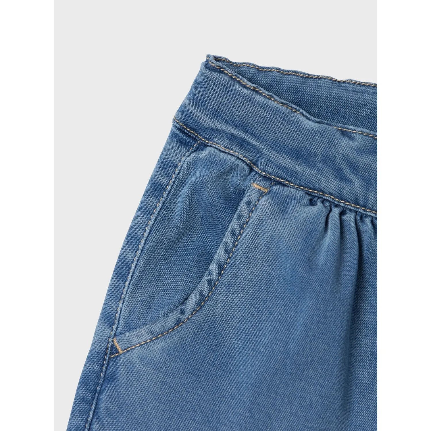 Name It Medium Blue Denim Bella Wide Jeans Noos Babykids_Name-It