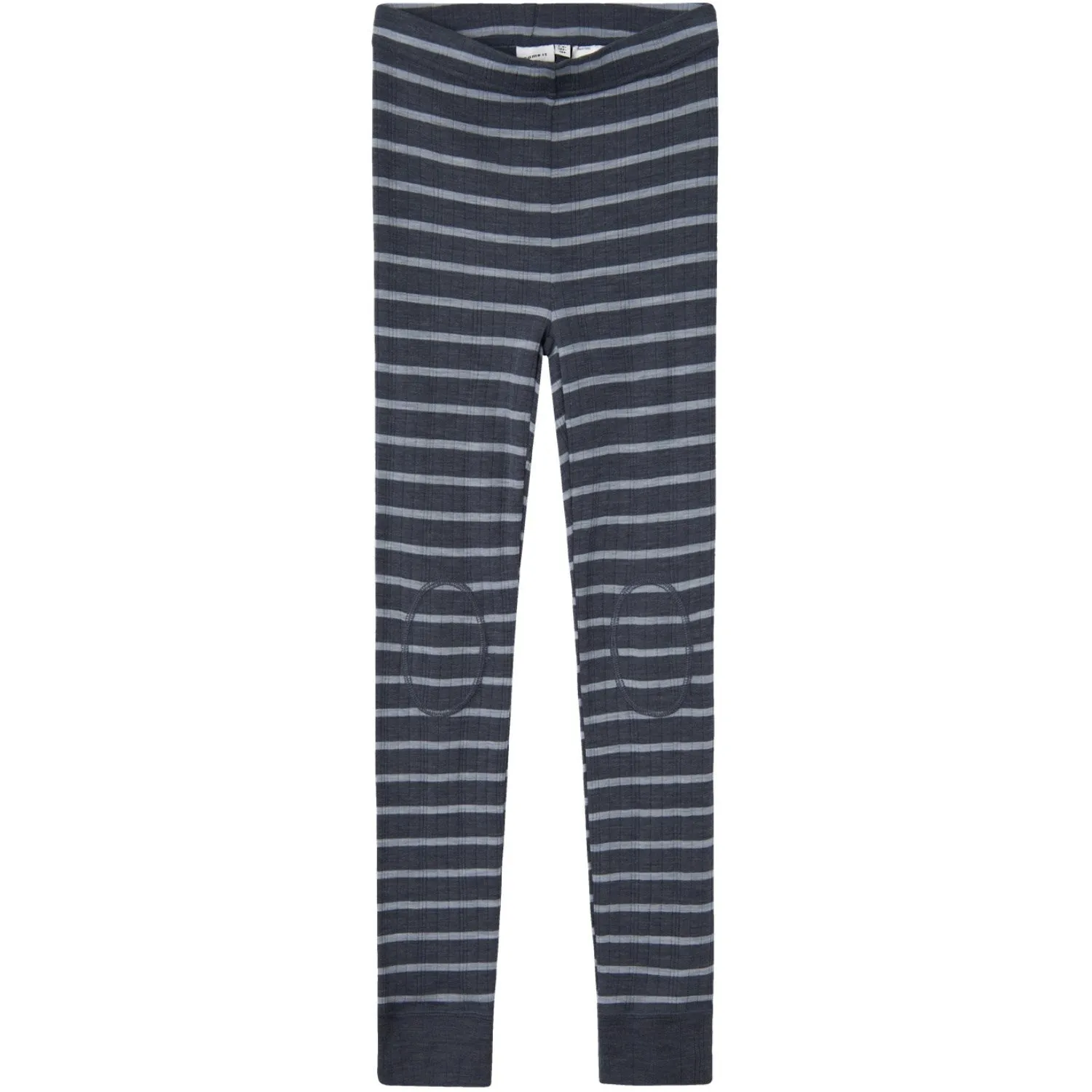 Name It Ombre Blue Wang Wool Needle Long Johns Stripe Babykids_Name-It