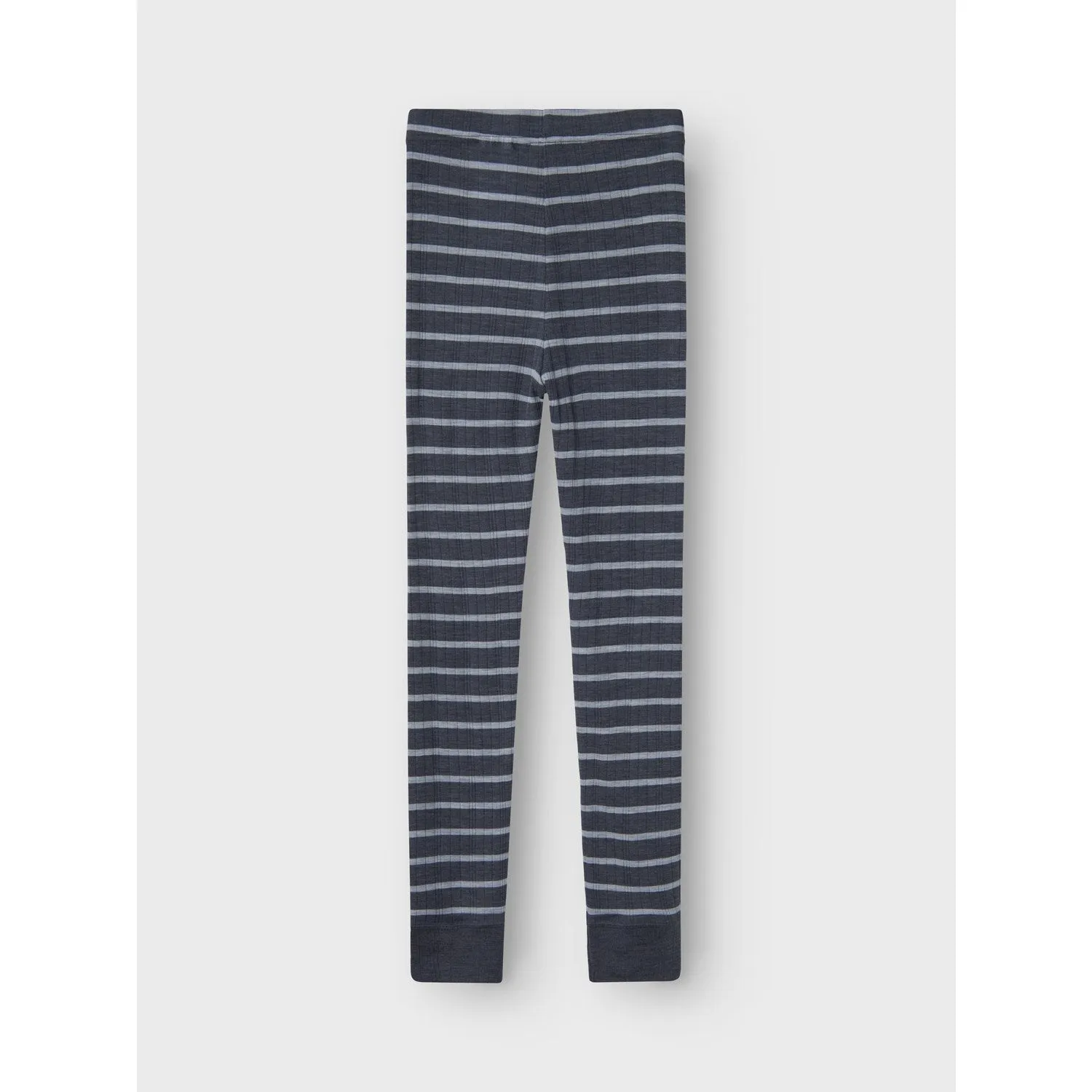 Name It Ombre Blue Wang Wool Needle Long Johns Stripe Babykids_Name-It