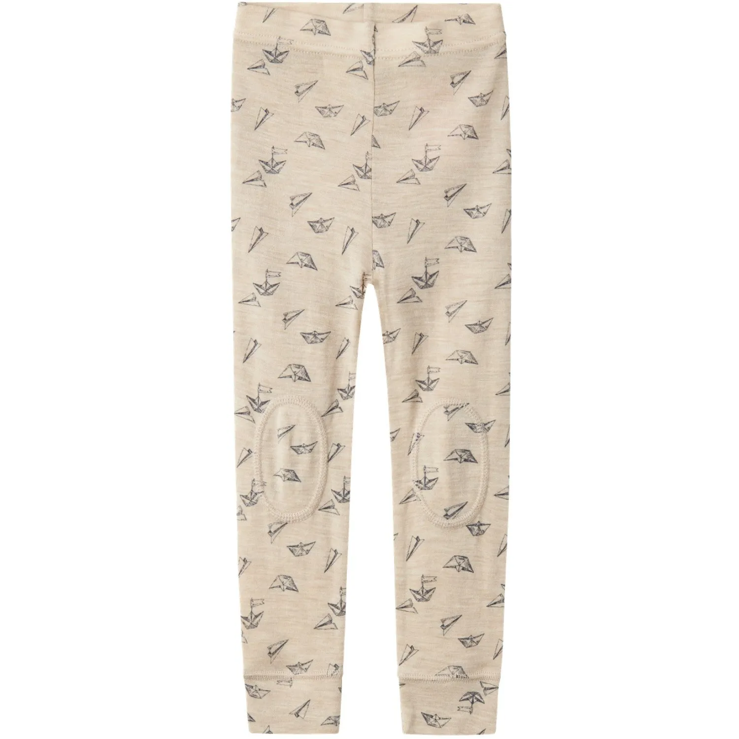 Name It Pure Cashmere Aop Wang Wool Rib Long Johns Aop Babykids_Name-It