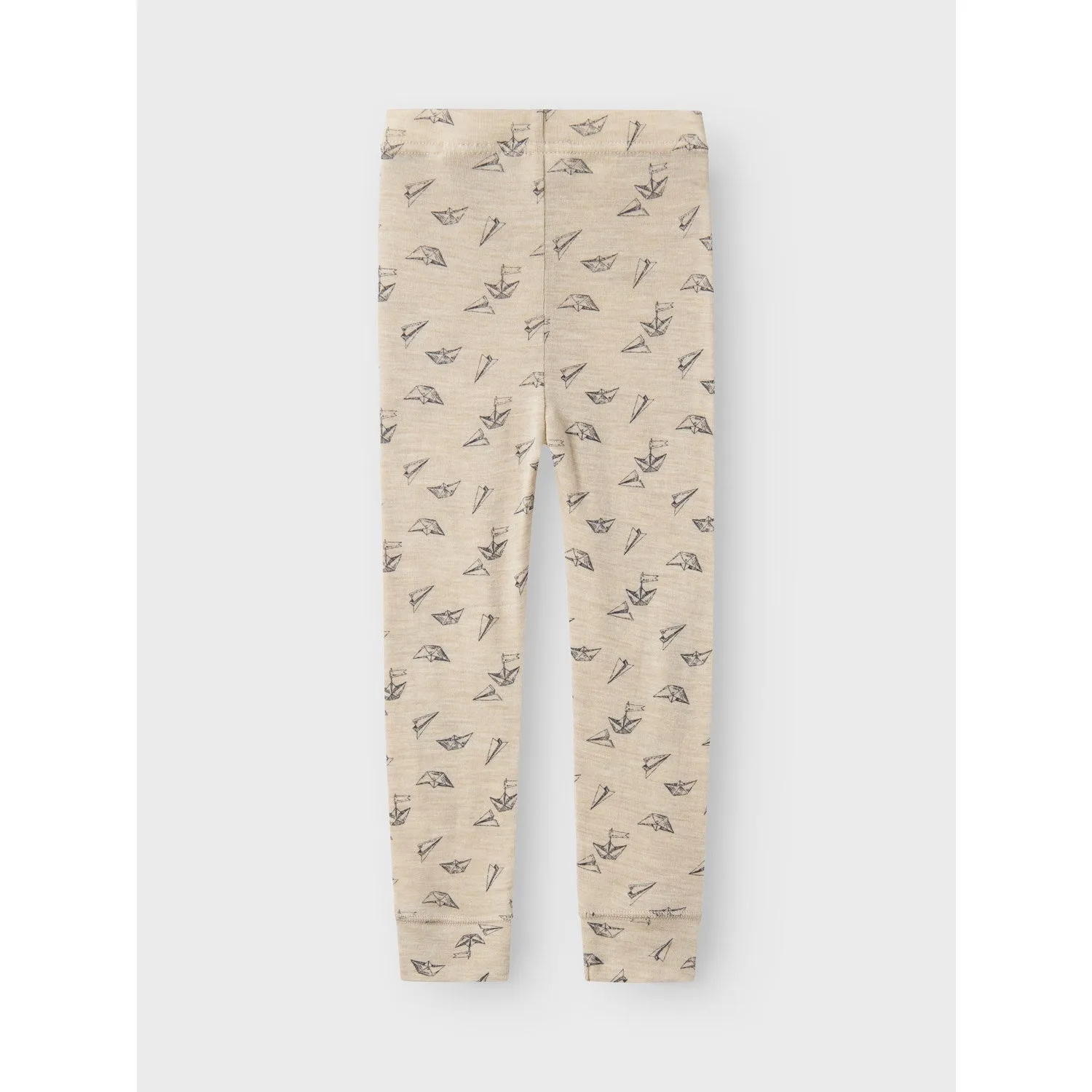 Name It Pure Cashmere Aop Wang Wool Rib Long Johns Aop Babykids_Name-It
