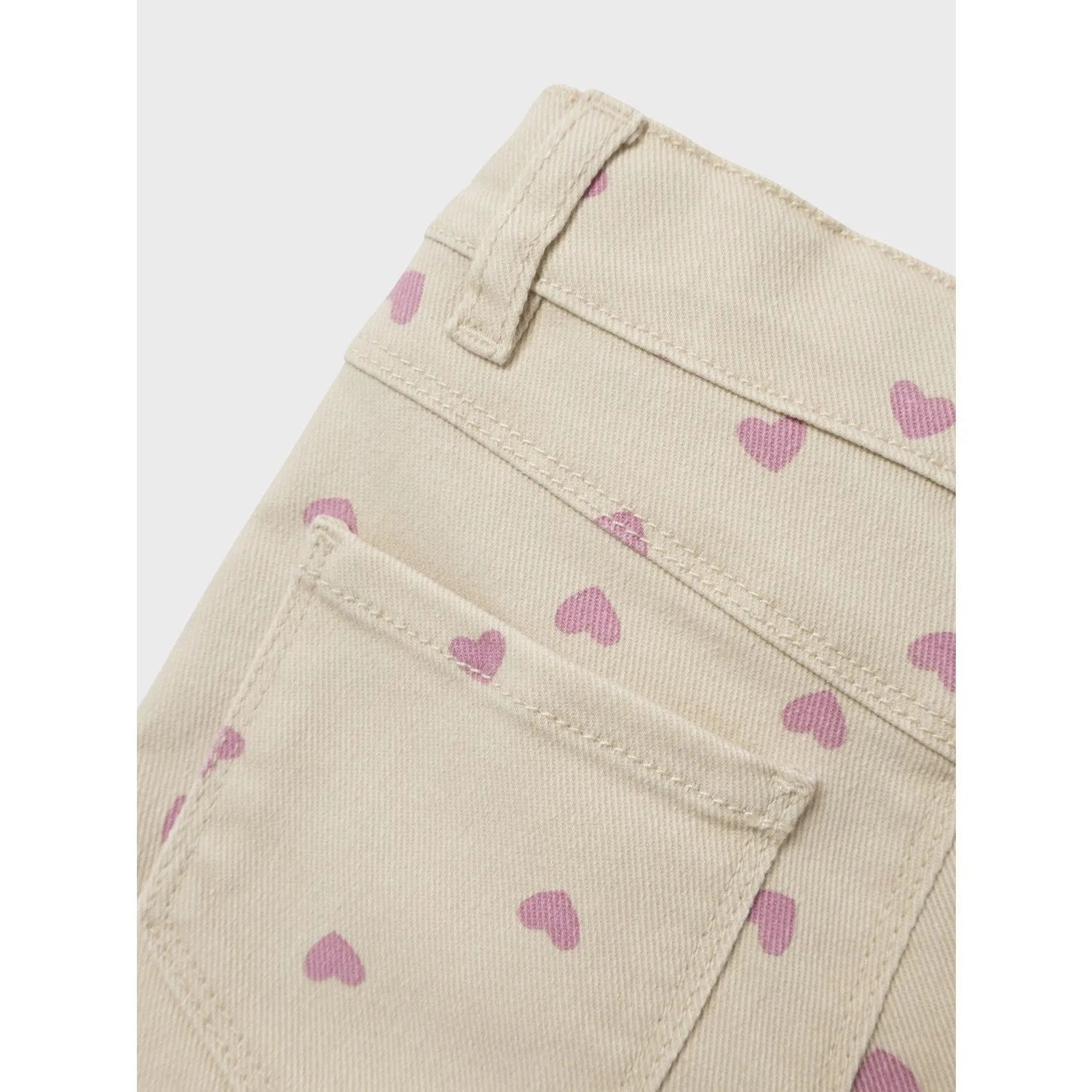 Name It Summer Sand Rose Straight Twill Pants Babykids_Name-It
