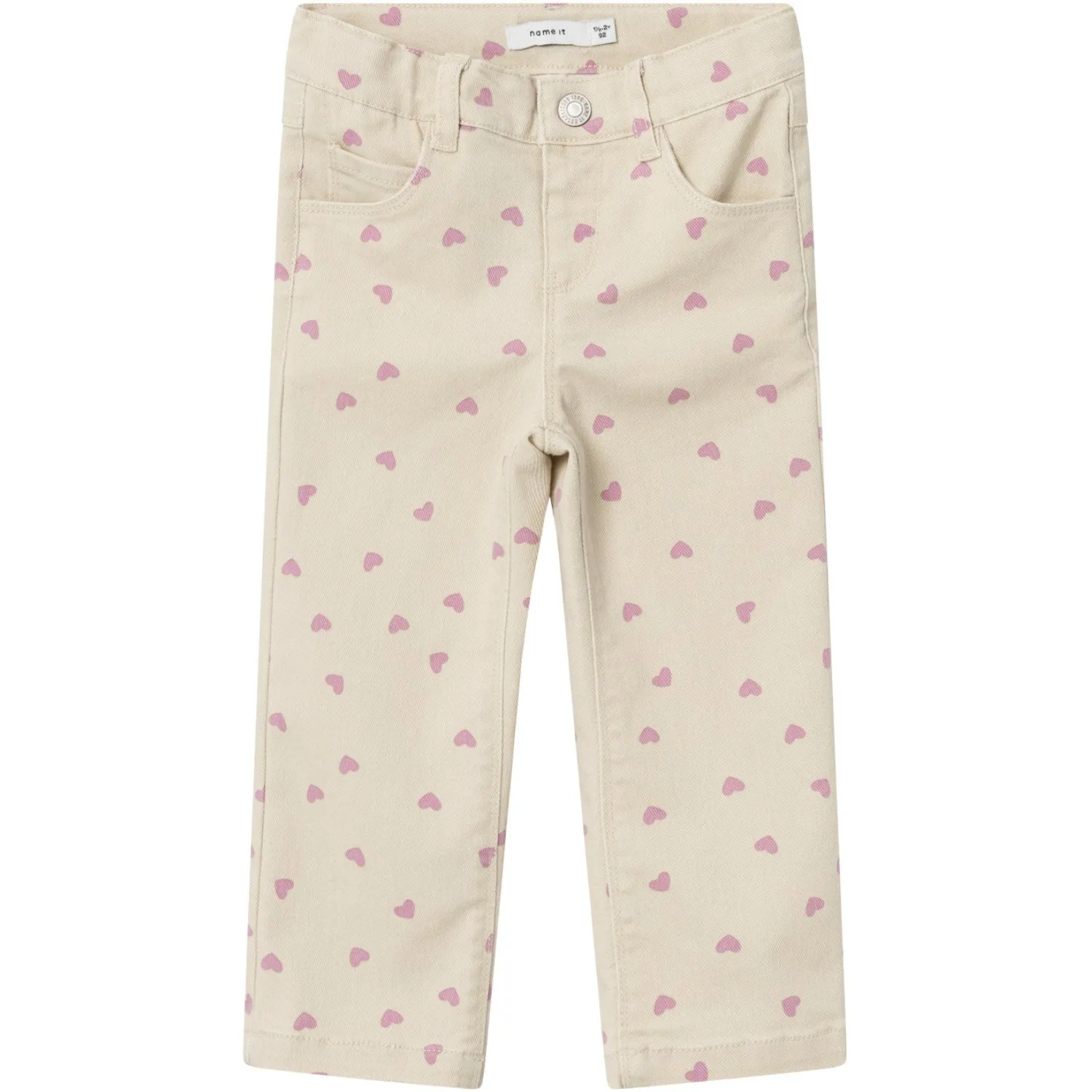 Name It Summer Sand Rose Straight Twill Pants Babykids_Name-It