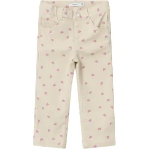 Name It Summer Sand Rose Straight Twill Pants Babykids_Name-It