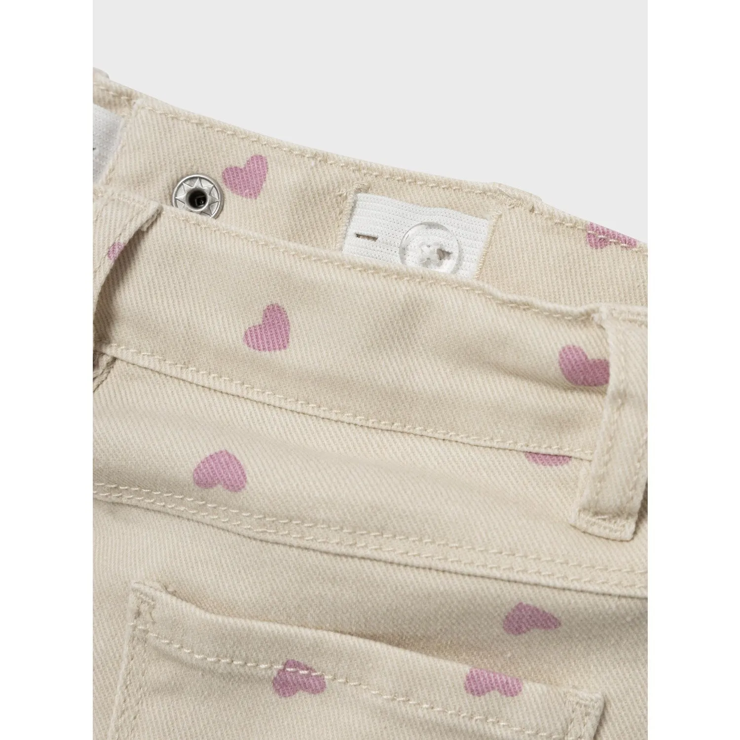 Name It Summer Sand Rose Straight Twill Pants Babykids_Name-It