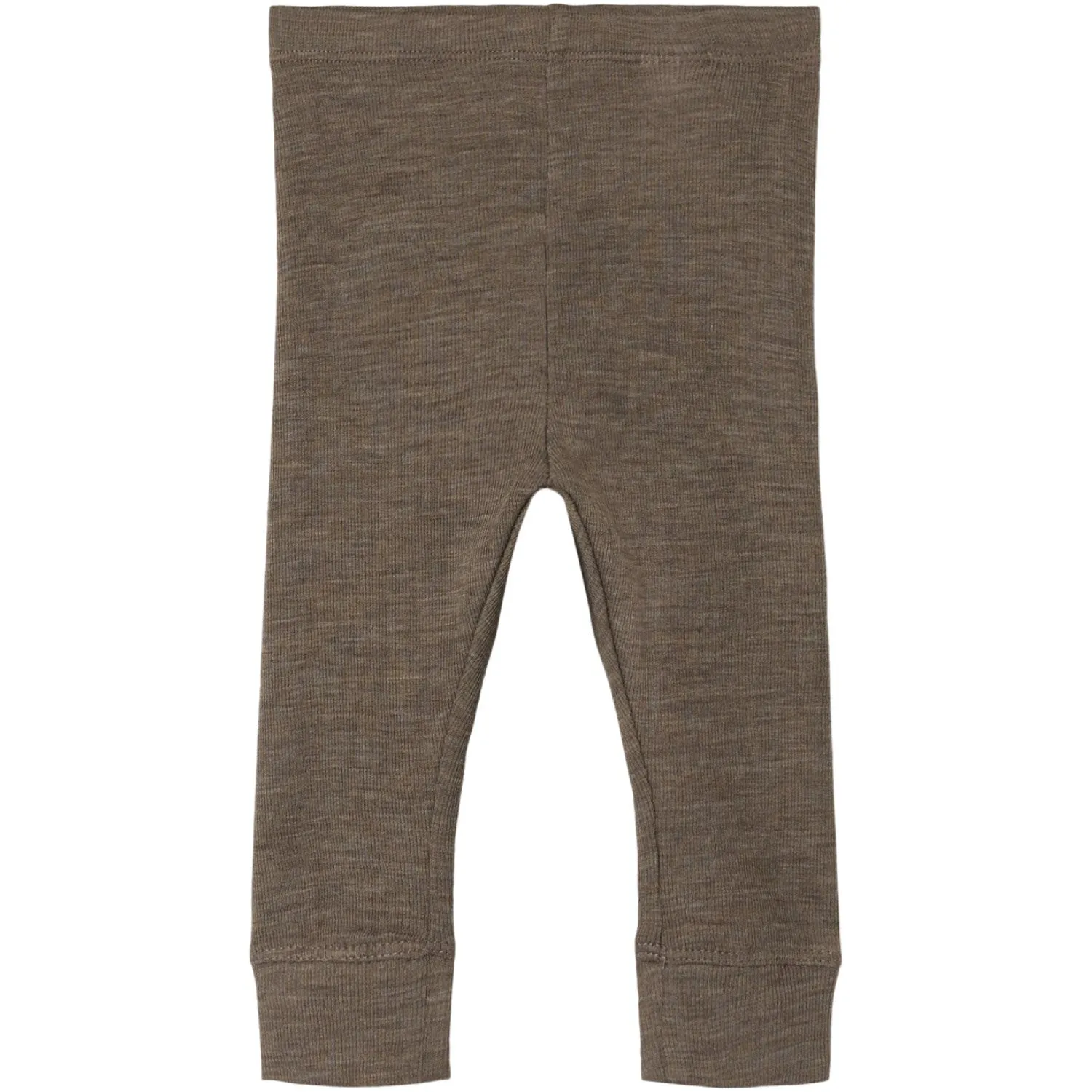 Name It Walnut Wossa Wool/Silk Rib Long Johns Babykids_Name-It