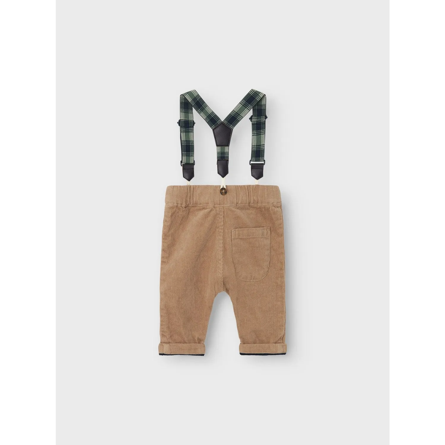 Name It Weathered Teak Ben U Shape Corduroy Pants Babykids_Name-It
