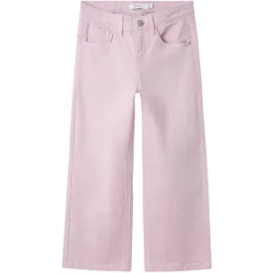 Name It Winsome Orchid Rose Wide Twill Pants Noos Babykids_Name-It