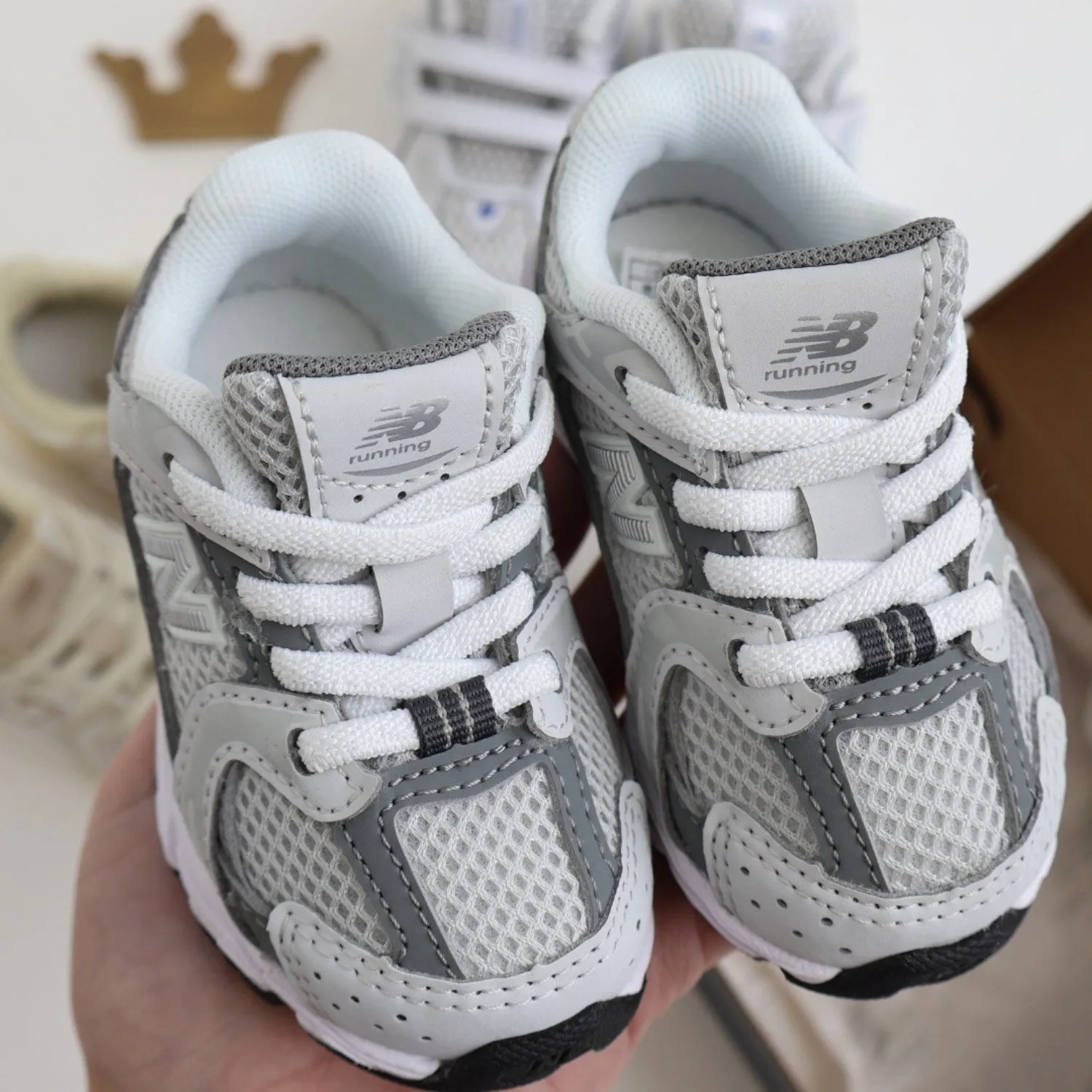 New Balance 530 Kids Bungee Lace Infant Grey Matter Babykids_New-Balance