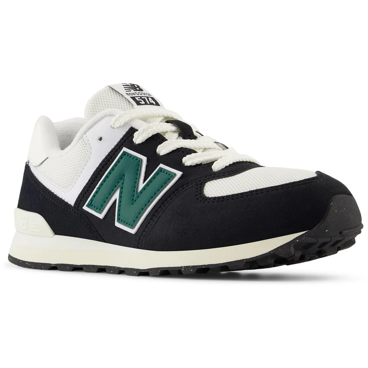 New Balance Black 574 Kids Lace Sneakers Babykids_New-Balance
