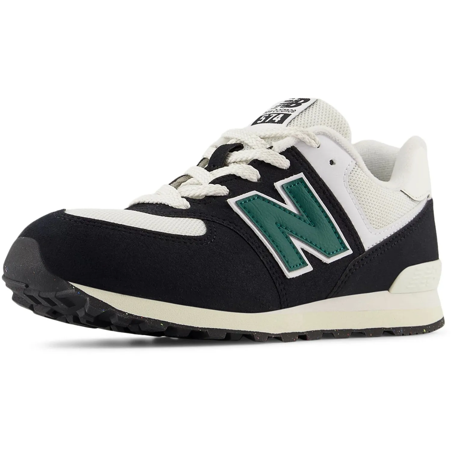 New Balance Black 574 Kids Lace Sneakers Babykids_New-Balance
