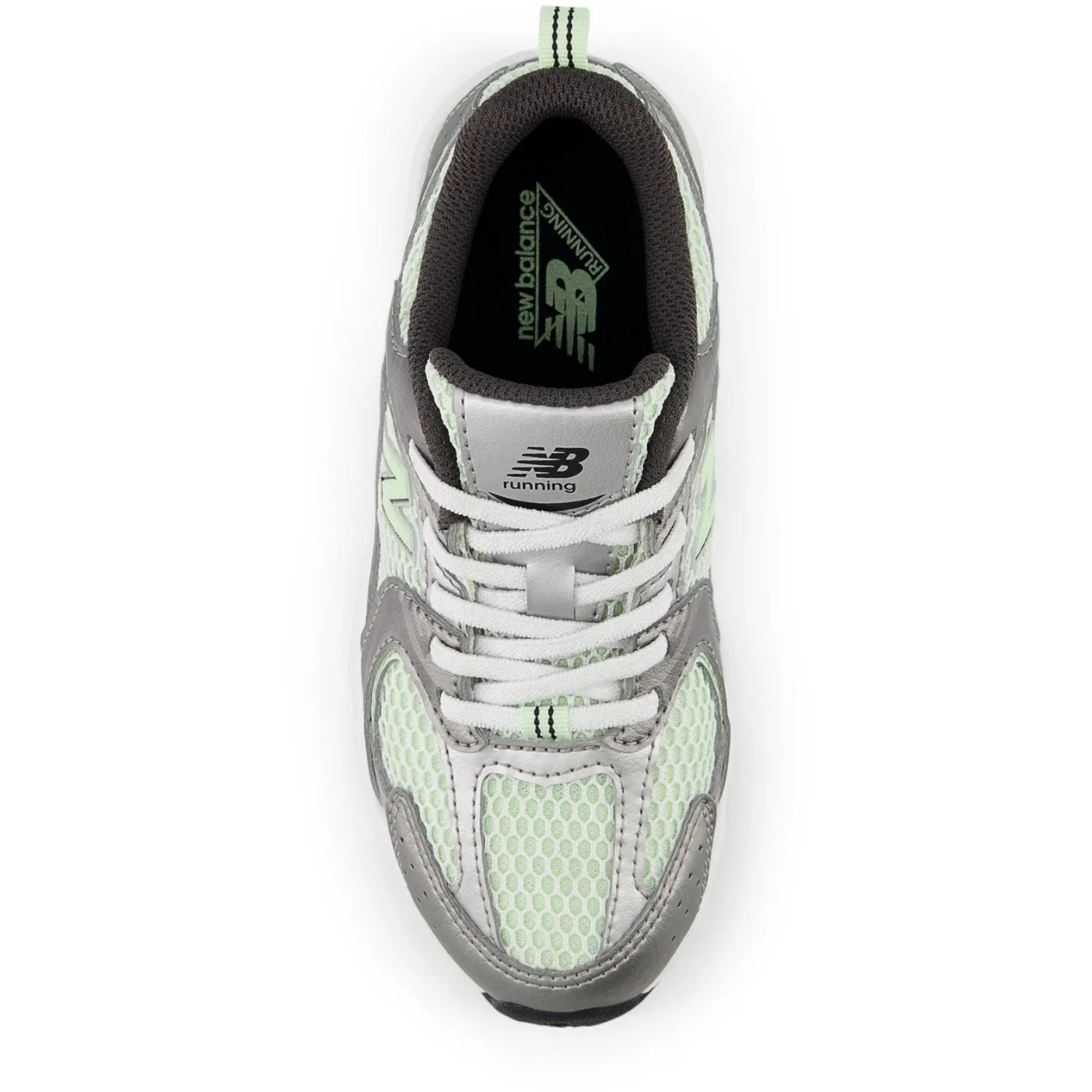 New Balance Dark Silver Metallic New Balance 530 Kids Bungee Lace Babykids_New-Balance