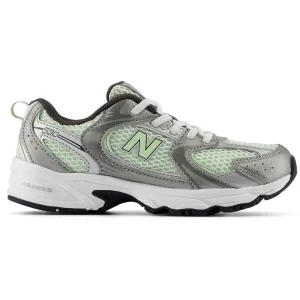New Balance Dark Silver Metallic New Balance 530 Kids Bungee Lace Babykids_New-Balance
